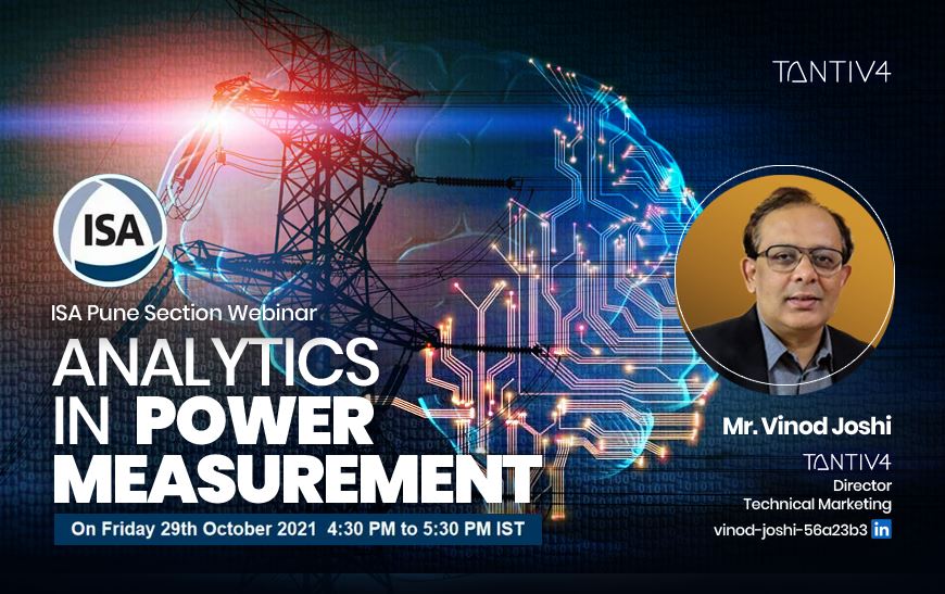 Upcoming Webinar - Analytics in Power Measurement on 29th Oct 2021